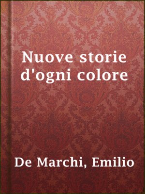 cover image of Nuove storie d'ogni colore